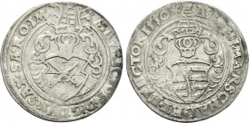 GERMANY. Sachsen. Maurice (1547-1553). 1/2 Taler (1550). Freiberg.