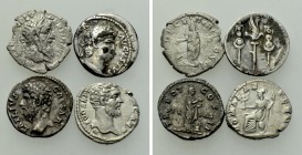 4 Scarce Emperors: Didius Julianus, Aelius, Clodius Albinus and Nero.