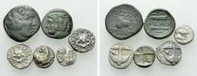 6 Greek Coins .