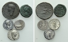 5 Roman Coins.