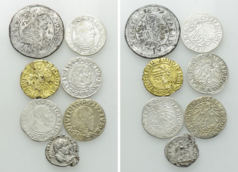 7 Modern Coins. 

Obv: .
Rev: .

. 

Condition: See picture.

Weight: g...