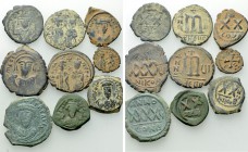 9 Byzantine Coins of Phocas.