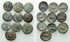 10 Coins of Larissa; ex BCD Collection (with collectors tickets).
