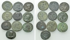 10 Coins of Licinius I and II; Including Rare Types.