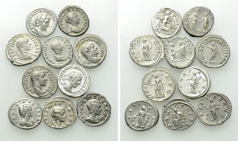 10 Coins of the Severean Dynasty. 

Obv: .
Rev: .

. 

Condition: See pic...