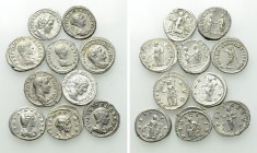 10 Coins of the Severean Dynasty.