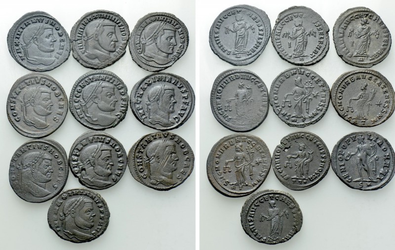 10 Folles of the Tetrarchy. 

Obv: .
Rev: .

. 

Condition: See picture....