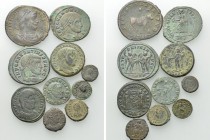 10 Scarce Late Roman Coins.