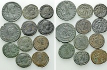 11 Coins of Gratian and Valens.