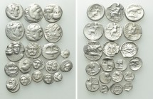 20 Greek Silver Coins.