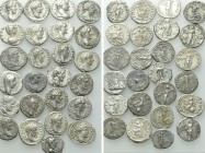 25 Roman Silver Coins.