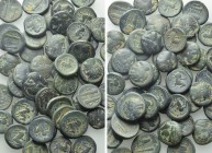 Circa 50 Coins of Alexander the Great and Philip II.