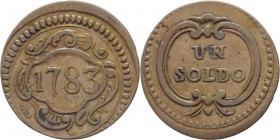Ducato di Modena e Reggio - Ercole III d'Este (1780-1796) - soldo - 1783 - CNI 50/51; MIR 866 - Cu

BB 

SPEDIZIONE SOLO IN ITALIA - SHIPPING ONLY...