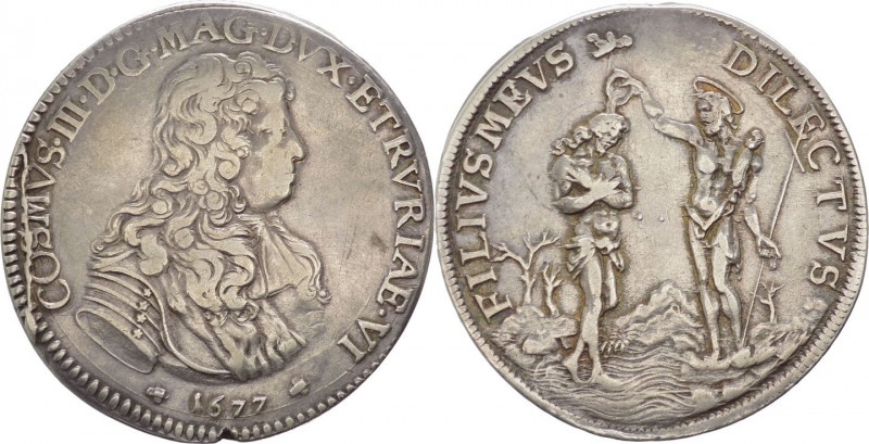 Firenze - Granducato di Toscana - Cosimo III de Medici (1670-1723) - Piastra 167...