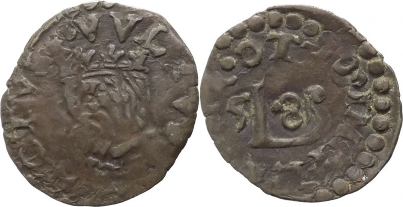 Lucca - Repubblica (1369-1799) Quattrino con Volto Santo 1558 - Sec.XVI - MIR 18...