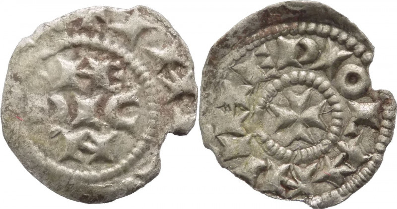 Milano - Enrico III, IV, V (1039-1125) - Denaro - Cfr. Biaggi 1411 - Ag - gr. 0,...