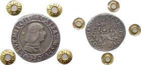 Milano - Galeazzo Maria Sforza (1466-1476) - Testone con biscione non coronato nello scudo del rovescio - Cr. 9 - gr. 9,38Ag - periziata Luciani - RAR...