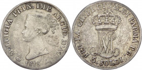 Parma - Maria Luigia (1815-1847) - 5 soldi 1815 - MIR# 1097 - Ag 

MB 

SPEDIZIONE SOLO IN ITALIA - SHIPPING ONLY IN ITALY