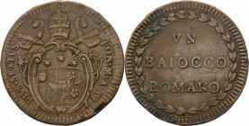 Stato Pontificio - Roma - Pio VI, Braschi (1775-1799) - 1 Baiocco Anno XI - CNI 169 - Cu - gr. 11,40 - NON COMUNE (NC)

BB

SPEDIZIONE SOLO IN ITA...