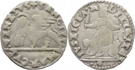 Venezia - Monetazione anonima - Gazzetta o 2 Soldi - Post 1565 - tipo con legenda dritto IVSTICIA DILIGITE - Paolucci 716 - NC - Mi - gr. 1,06

MB+...
