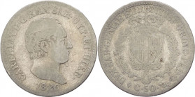 Carlo Felice (1821-1831) - 50 centesimi 1826 Torino - Pag.113 - Ag

B 

SPEDIZIONE SOLO IN ITALIA - SHIPPING ONLY IN ITALY