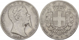 Regno di Sardegna - Vittorio Emanuele II (1849-1861) - 5 Lire 1860 Torino - Pag. 389 - Ag

qBB

SPEDIZIONE SOLO IN ITALIA - SHIPPING ONLY IN ITALY