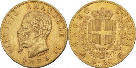 Regno d'Italia - Vittorio Emanuele II (1861-1878) - 20 lire 1873 Milano - Pag. 468 - Au

qSPL

SPEDIZIONE SOLO IN ITALIA - SHIPPING ONLY IN ITALY