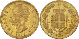 Regno d'Italia - Umberto I (1878-1900) - 20 lire 1879 R - Mont. 10 - Au

mBB

SPEDIZIONE SOLO IN ITALIA - SHIPPING ONLY IN ITALY