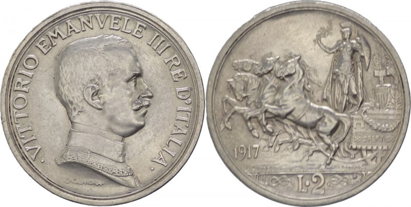 Regno d'Italia - Vittorio Emanuele III (1900-1943) - 2 Lire "Quadriga Briosa" 19...