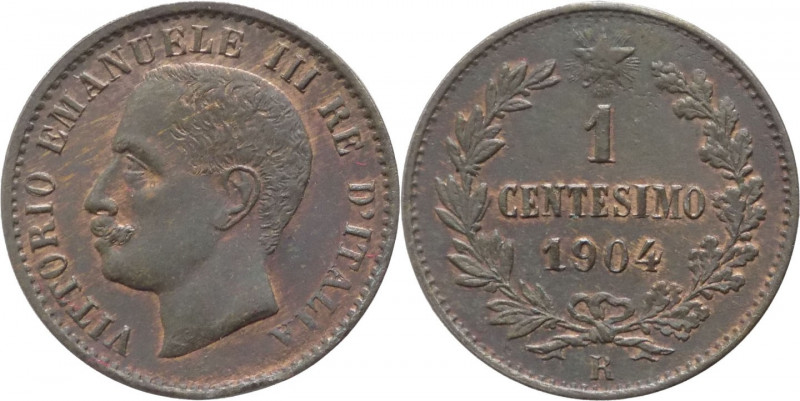 Regno d'Italia - Vittorio Emanuele III (1900-1943) - 1 Centesimo "Valore" 1904 -...