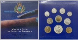San Marino - Nuova Monetazione (dal 1972) - divisionale anno 1994 (dieci valori) in folder originale.

FDC

SPEDIZIONE IN TUTTO IL MONDO - WORLDWI...