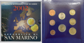 San Marino - divisionale in euro - anno 2002 (otto valori) in folder originale - metalli vari 

FDC

SPEDIZIONE IN TUTTO IL MONDO - WORLDWIDE SHIP...