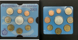 San Marino - divisionale in euro - anno 2003 (nove valori) in folder originale- metalli vari 

FDC

SPEDIZIONE IN TUTTO IL MONDO - WORLDWIDE SHIPP...
