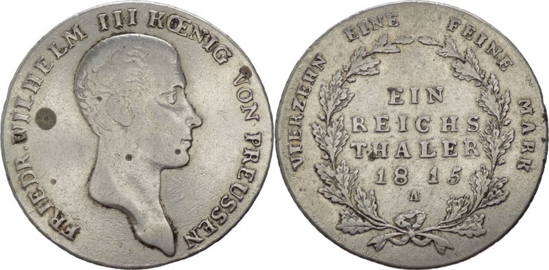 Germania - Regno di Prussia - Federico Guglielmo III (1797-1840) - 1 Reichstaler...