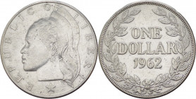 Liberia - repubblica (dal 1847) - 1 dollaro 1962 - KM# 18 - Ag

qSPL

SPEDIZIONE IN TUTTO IL MONDO - WORLDWIDE SHIPPING