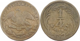 Messico - Monetazione Federale - 1/4 real 1831 - KM# 358 - Cu

MB 

SPEDIZIONE SOLO IN ITALIA - SHIPPING ONLY IN ITALY