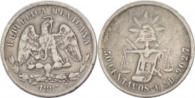 Messico - Repubblica Federale (1823-1905) - 50 centavos 1883 - KM# 407 - Ag

MB 

SPEDIZIONE SOLO IN ITALIA - SHIPPING ONLY IN ITALY