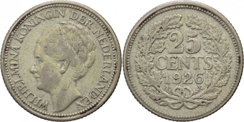 Olanda - Guglielmina (1890-1948) - 25 cent 1926 - KM# 164 - Ag

BB 

SPEDIZI...