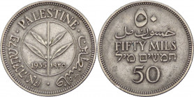 Palestina britannica (1920-1948) - 50 Mils 1935 - KM# 6 - Ag

mBB 

SPEDIZIONE SOLO IN ITALIA - SHIPPING ONLY IN ITALY
