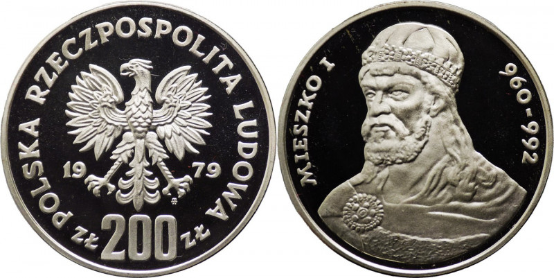 Polonia - repubblica popolare (1952-1989) - 200 złotych 1979 "Mieszko I" - Parch...