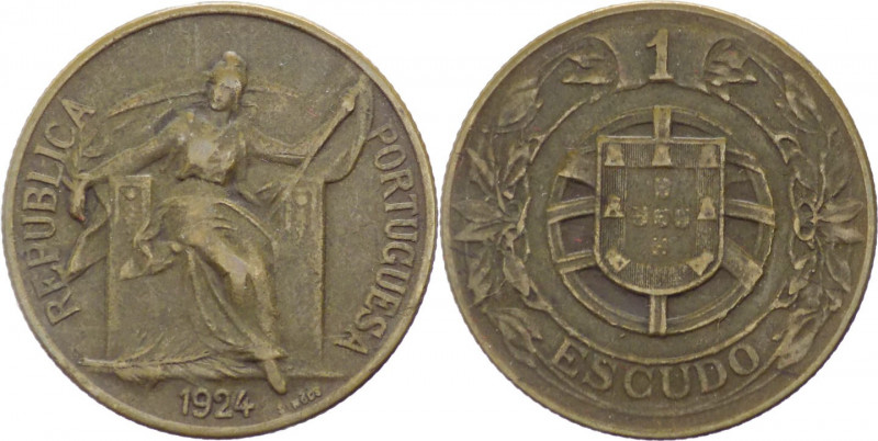 Portogallo - Prima repubblica (1910-1926) - 1 escudo 1924

mBB

SPEDIZIONE S...