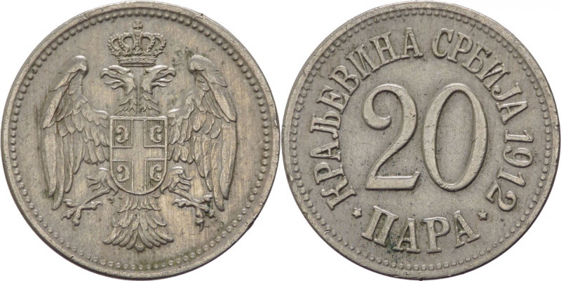 Serbia - Petar I (1903-1918) - 20 para 1912 - KM# 20 - Ni

mBB 

SPEDIZIONE ...