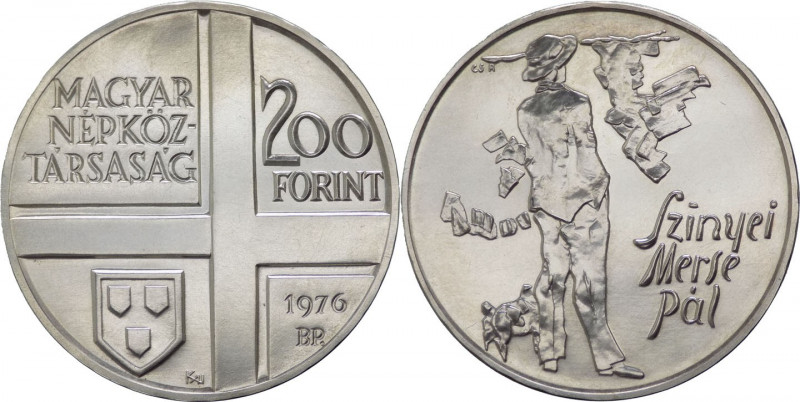 Ungheria - repubblica popolare (1949-1989) - 200 forint 1976 "Pal Szinyei Merse"...