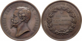 Italia - Vittorio Emanuele II (1861-1878) - Medaglia 1862 - Esposizione Internazionale Londra - Opus Ferraris - mm56; gr.100,89 - Ae

mSPL

SPEDIZ...