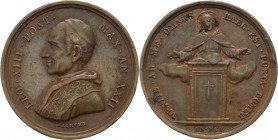 Italia - Leone XIII, Pecci (1878-1903) - medaglia straordinaria emessa il 24/12/1899 a ricordo dell'apertura della Porta Santa e dell'Anno Santo che f...