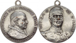 Italia - medaglietta con Pio XI (1922-1939) e Vittorio Emanuele III (1900-1943) per i Patti Lateranensi - 1929 - Ae/Ar

qSPL

SPEDIZIONE SOLO IN I...
