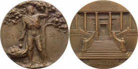 Italia - medaglia della Cassa di Risparmio di Ferrara - I°Centenario 1838-1938 - Opus Boninsegna - mm70; gr.176,48 - Ae

FDC

SPEDIZIONE SOLO IN I...