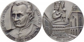 Italia - Medaglia 1986 commemorativa del Centenario della morte di Beato Luigi Palazzolo presbitero e fondatore della congregazione delle Suore delle ...