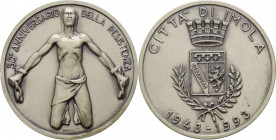 Italia - Imola - medaglia per il 50° anniversario della Resistenza - 45 mm; 45 gr - Ag 

qFDC

SPEDIZIONE IN TUTTO IL MONDO - WORLDWIDE SHIPPING