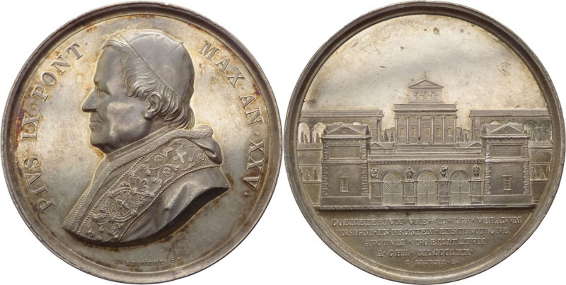 Stato Pontificio - Pio IX (Giovanni Maria Mastai Ferretti) 1846-1878 medaglia em...